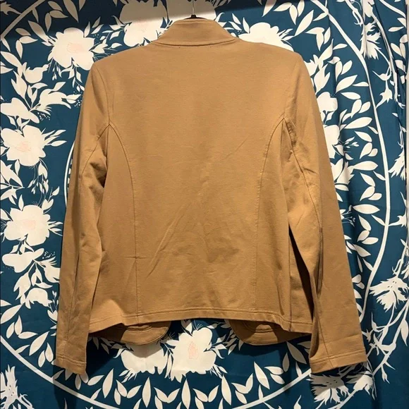 Tommy Hilfiger Women's Tan Military-Style Blazer - Picture 2 of 3